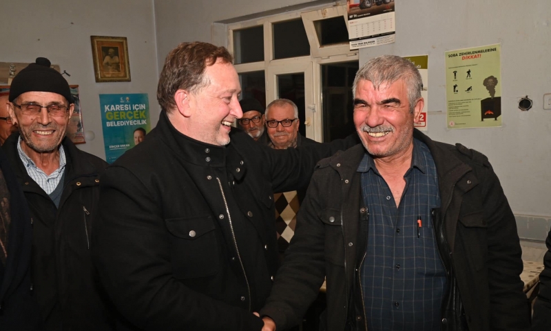 KARESİ’DE YÜZLER BAŞKAN ORKAN’LA GÜLÜYOR