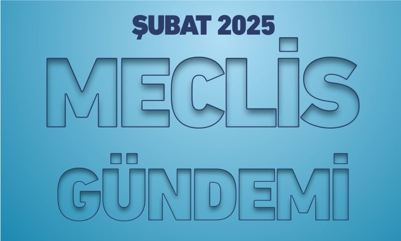 ŞUBAT 2025 MECLİS GÜNDEMİ