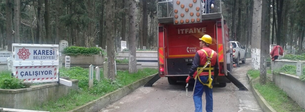 Başçeşme Mezarlığı'nda hummalı çalışma