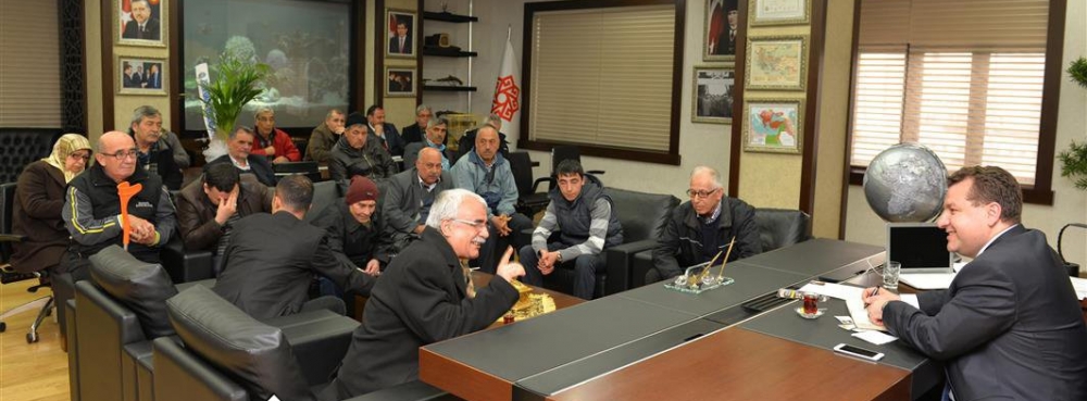 Başkan Yılmaz, misafirlerini ağırlıyor