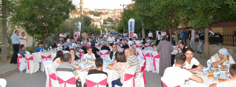 Karesi'nin gönül sofralarında dostluklar pekişiyor