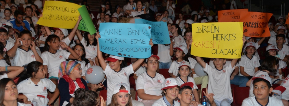 "Anne beni merak etme Karesi Spor Okulları'ndayım"