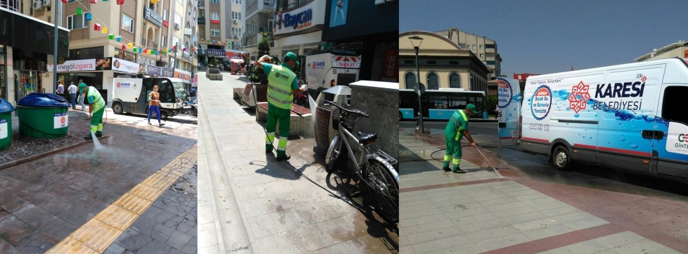 Karesi, görev başında