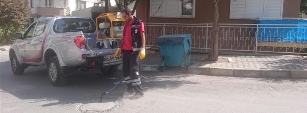 Karesi'de her mahalle en az 6 kez ilaçlandı