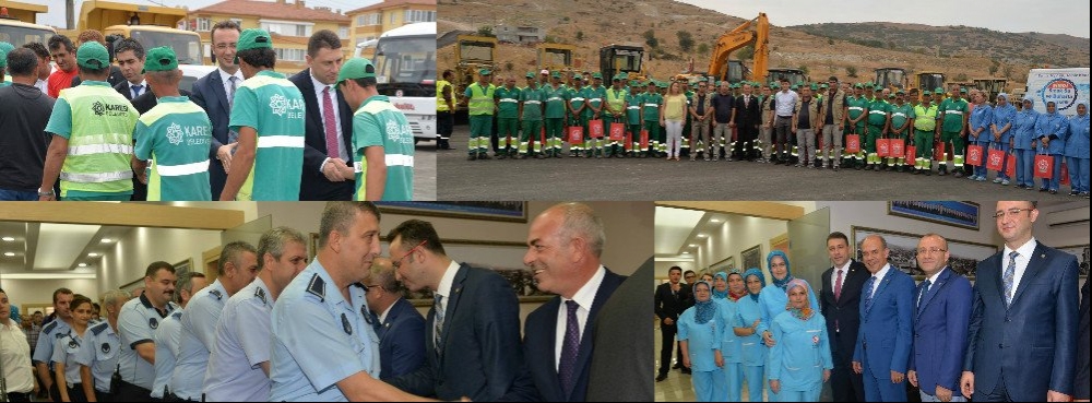 Karesi Belediyesi personeli, Karesi Belediye Başkan Vekili Yasin Sağay ve ....