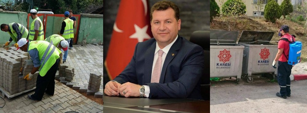 Başkan Yücel Yılmaz, belediyenin çalışmalarını halka anlatıyor